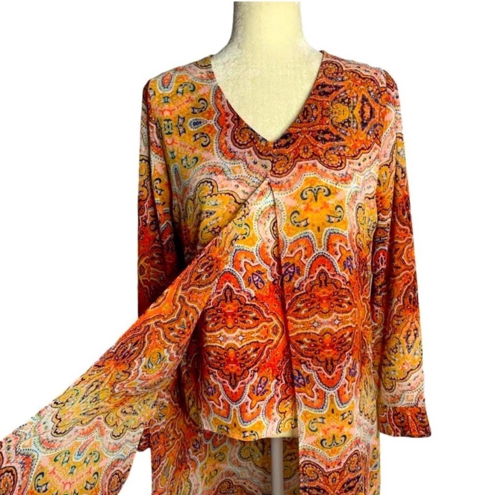 Layered Split Front Embellished Tunic - image 8